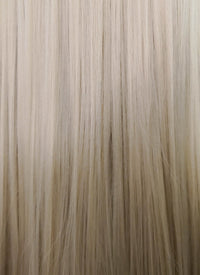 Ash Blonde Straight Lace Front Synthetic Wig LFK5536