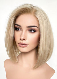 Blonde Straight Bob Lace Front Synthetic Wig LFK5542