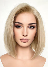 Blonde Straight Bob Lace Front Synthetic Wig LFK5542