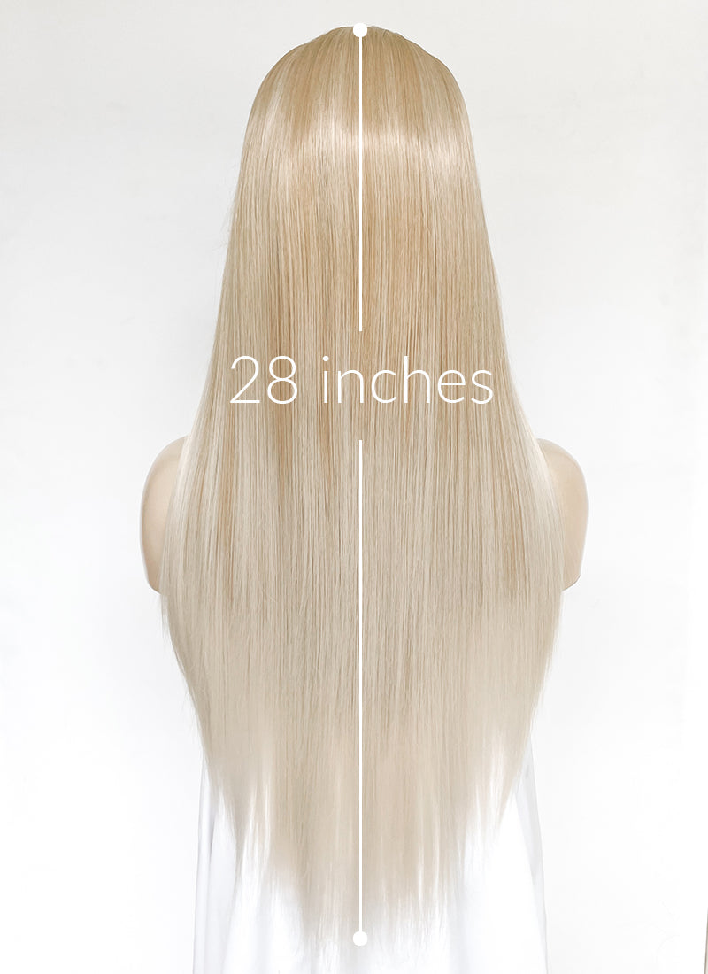 Two Tone Blonde Straight 13" x 6" Lace Top Kanekalon Synthetic Hair Wig LFS038