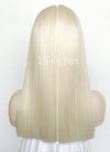 Platinum Blonde straight 13" x 6" Lace Top Lace Front Synthetic Wig LFS044