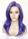 Purple Straight Lace Front Synthetic Wig LN6036