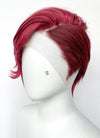 League of Legends LOL Arcane Vi Two Tone Red Straight Lace Front Synthetic Wig LN6041