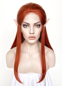 Critical Role The Legend of Vox Machina Keyleth Ginger Straight Lace Front Synthetic Wig LW4022