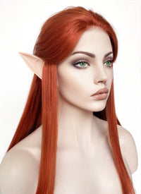 Critical Role The Legend of Vox Machina Keyleth Ginger Straight Lace Front Synthetic Wig LW4022