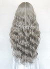 Grey Wavy Lace Front Synthetic Wig LW4043