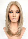 Mixed Blonde Straight Mono Top Lace Wig MN006