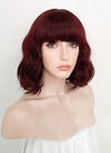 Dark Burgundy  Wavy Bob Synthetic Wig NS111