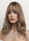 Blonde With Dark Roots Wavy Synthetic Wig NS404