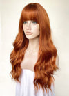 Ginger Wavy Synthetic Hair Wig NS498