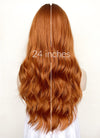 Ginger Wavy Synthetic Hair Wig NS498