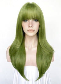 Green Straight Synthetic Hair Wig NS523