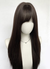 Brunette Straight Synthetic Hair Wig NS540