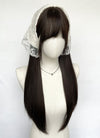 Brunette Straight Synthetic Hair Wig NS540