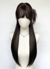 Brunette Straight Synthetic Hair Wig NS540