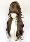 Brunette Wavy Synthetic Hair Wig NS542