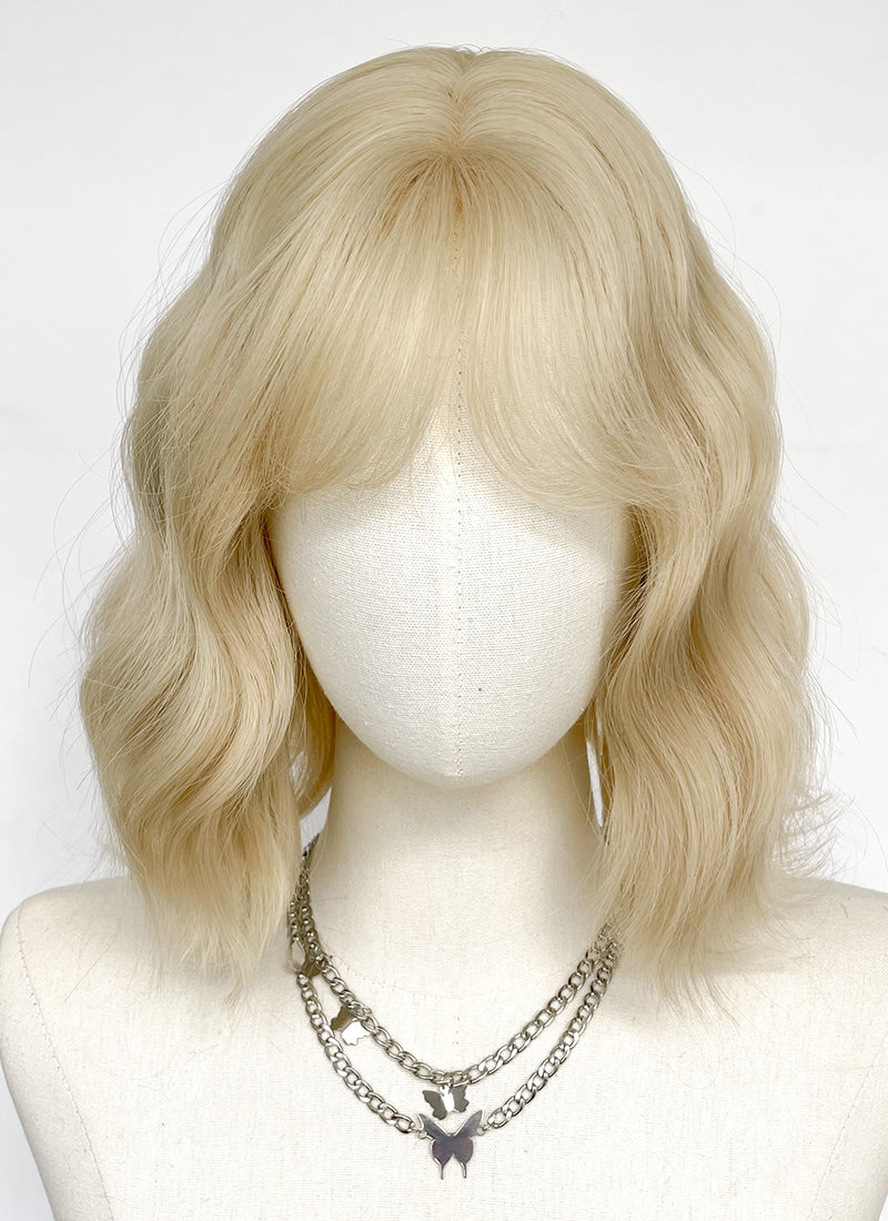 Blonde Wavy Bob Synthetic Hair Wig NS552