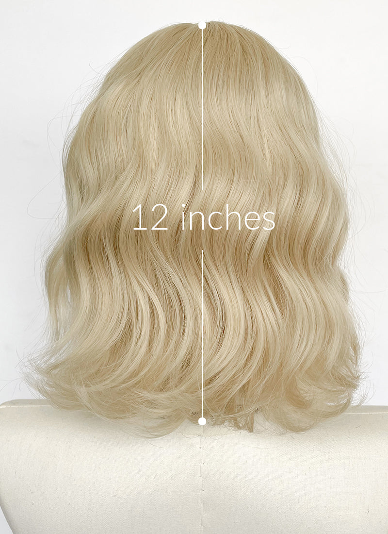 Blonde Wavy Bob Synthetic Hair Wig NS552