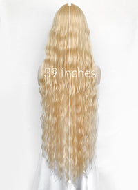 Blonde Wavy Synthetic Hair Wig NS553