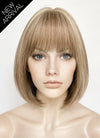 Blonde Mixed Brown Straight Bob Synthetic Hair Wig NS556