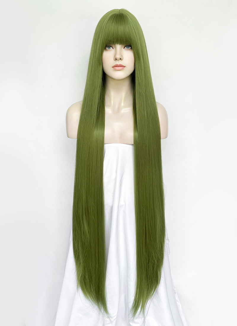 Green Straight Synthetic Hair Wig NS559