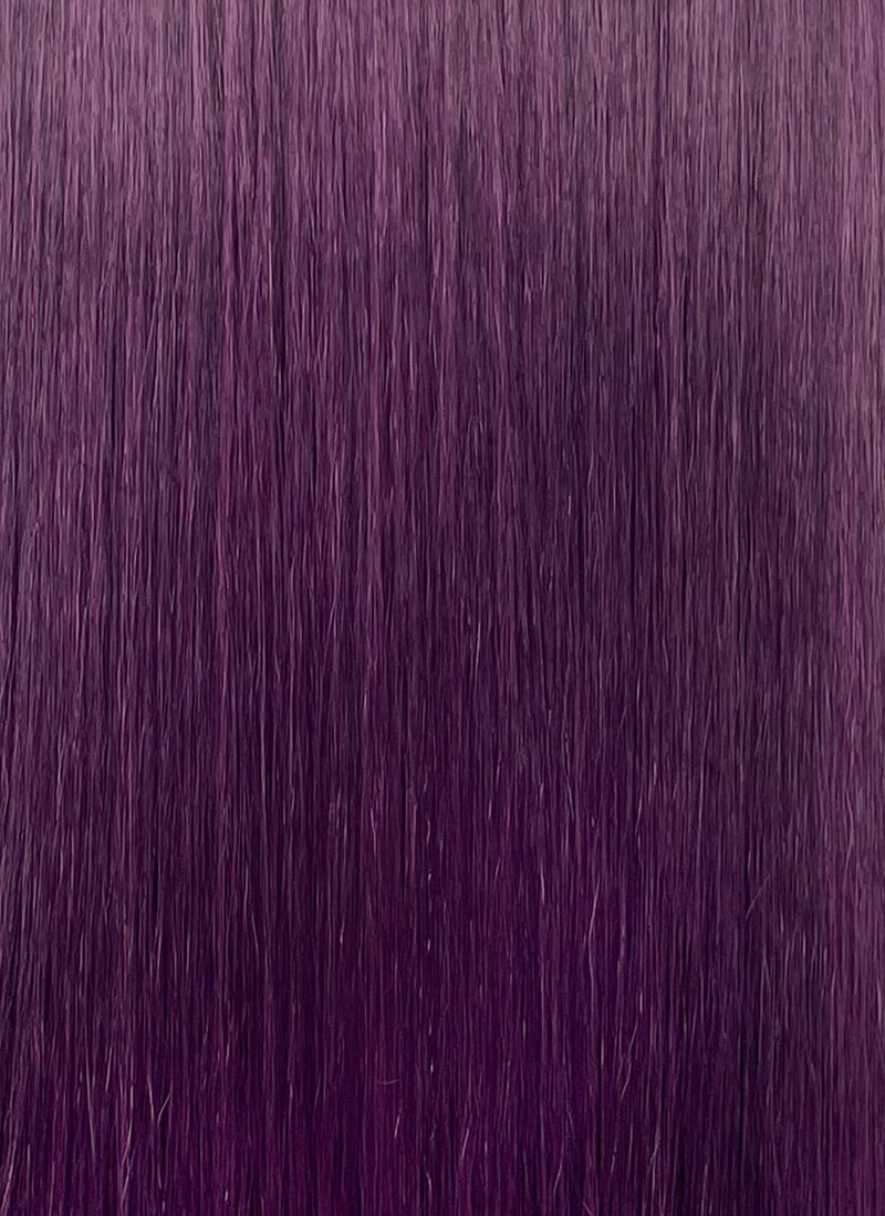 Dark Purple Straight Synthetic Hair Wig NS580