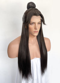 Heaven Official's Blessing Xie lian Brunette Straight Synthetic Men's Wig With Bun TB1751