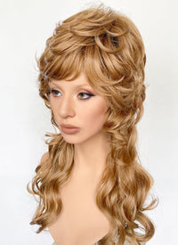 Die With A Smile Lady Gaga Blonde Curly Synthetic Hair Wig VT001