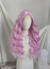 Pinkish Purple Wavy Lace Front Synthetic Wig LW4035