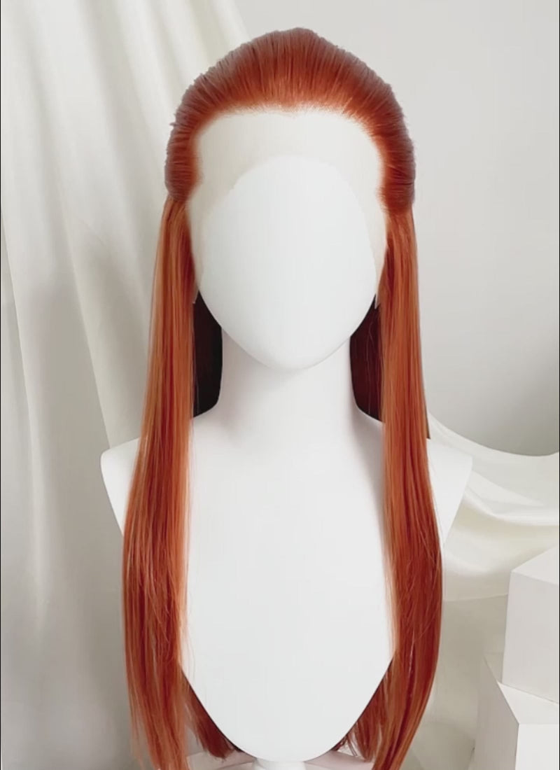 Ginger Straight Lace Front Synthetic Men's Wig LF3270D (Customisable)