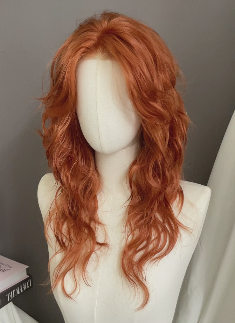 Ginger Wavy Lace Front Synthetic Hair Wig LF8003 (Customisable)