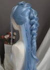 Pastel Blue Braided Lace Front Synthetic Wig LF2505