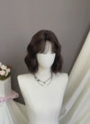 Brunette Wavy Bob  Synthetic Hair Wig NS551