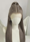 Linen Ash Grey Straight Lace Front Kanekalon Synthetic Wig LF3326