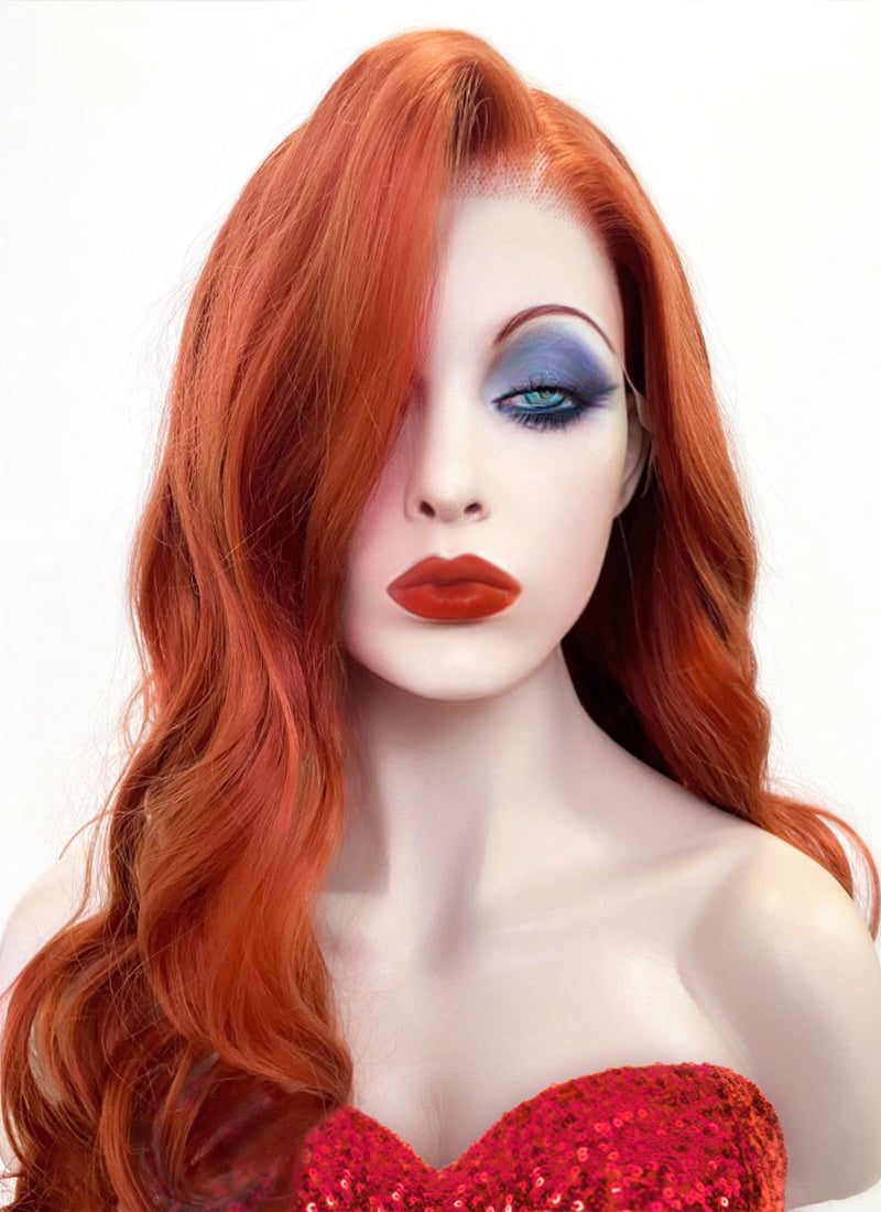 Long red shop wig jessica rabbit