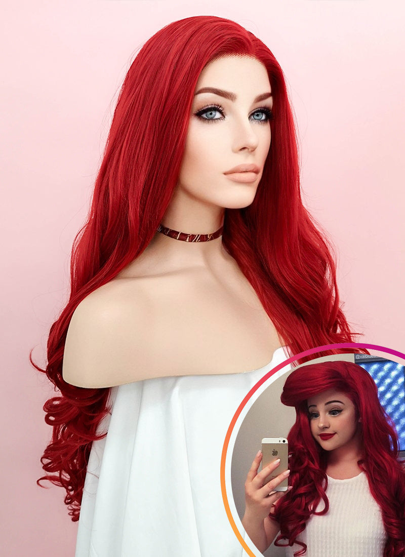 Red color best sale wigs