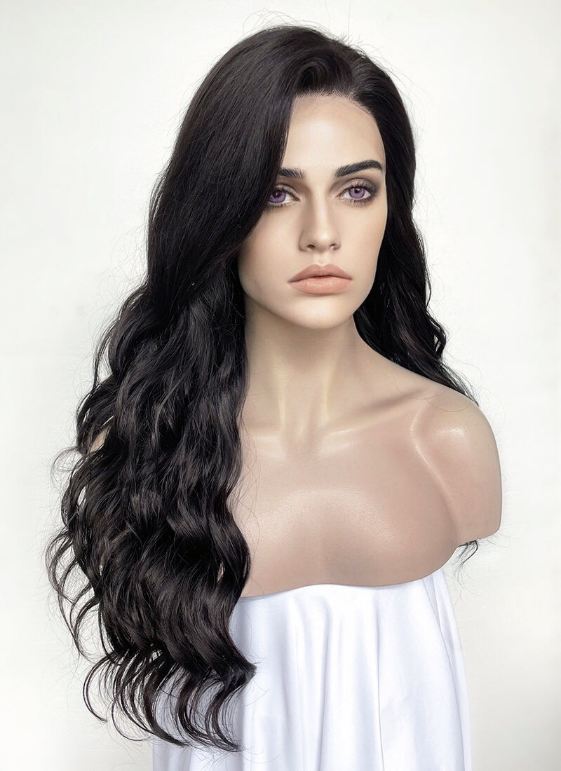 The Witcher 3 Yennefer of Vengerberg Natural Black Wavy Lace Front