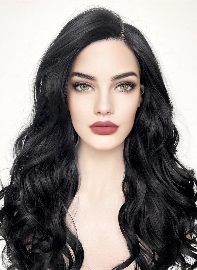 Long black clearance wavy wig