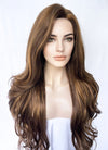 Brunette Wavy Lace Front Synthetic Wig LF1321