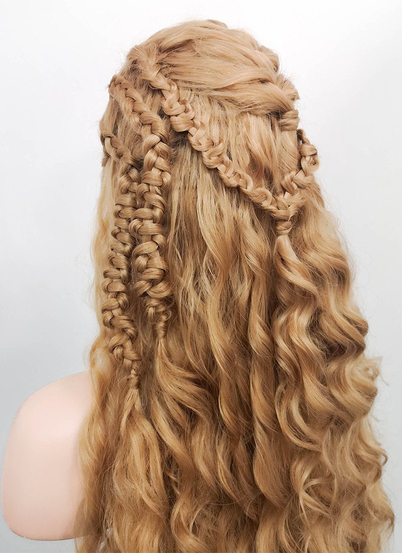 Blonde viking shop wig