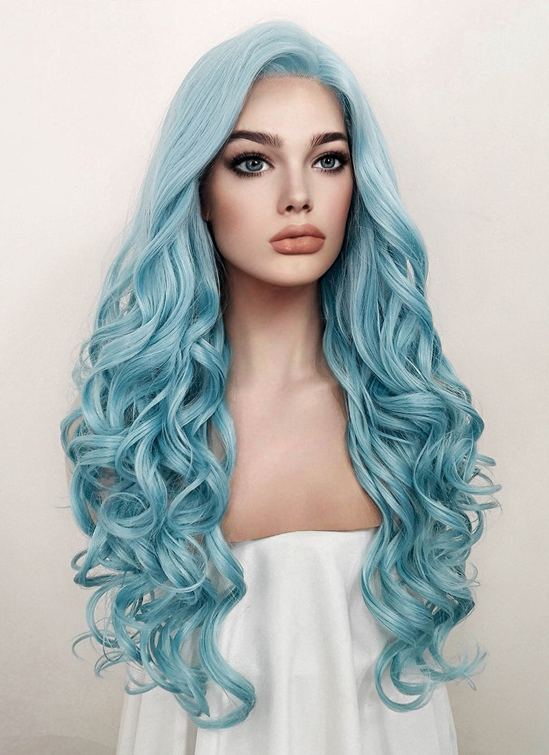 Arriba 51+ imagen pastel blue wig