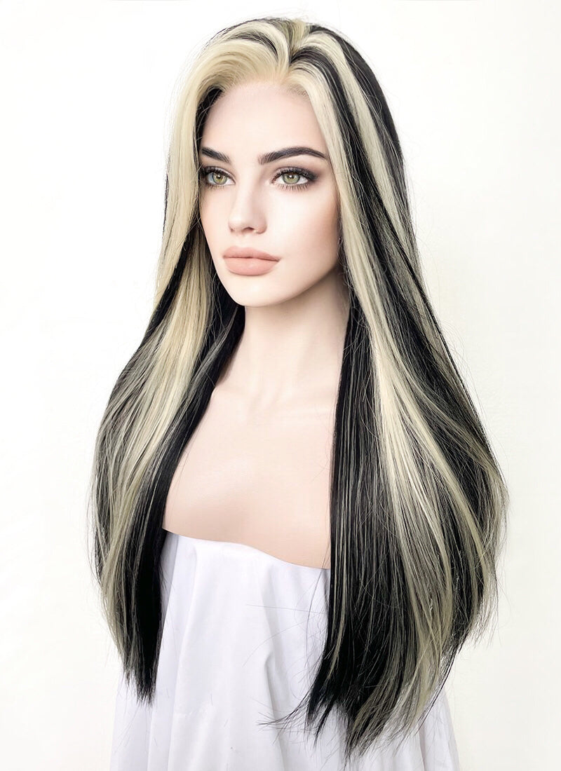 Blonde Mixed Black Lace Front Wig WigIsFashion Wig Is Fashion