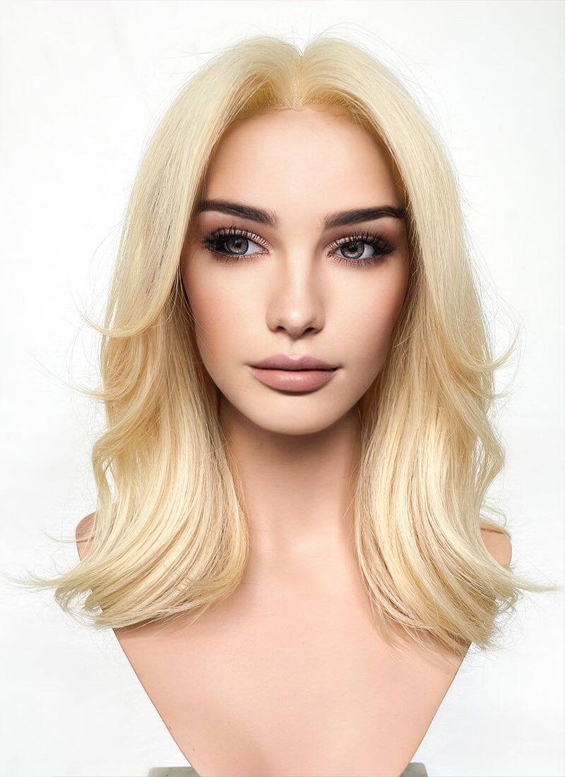 Medium blonde 2024 human hair wigs