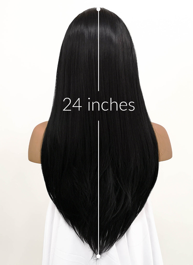 Black hair wigs straight best sale