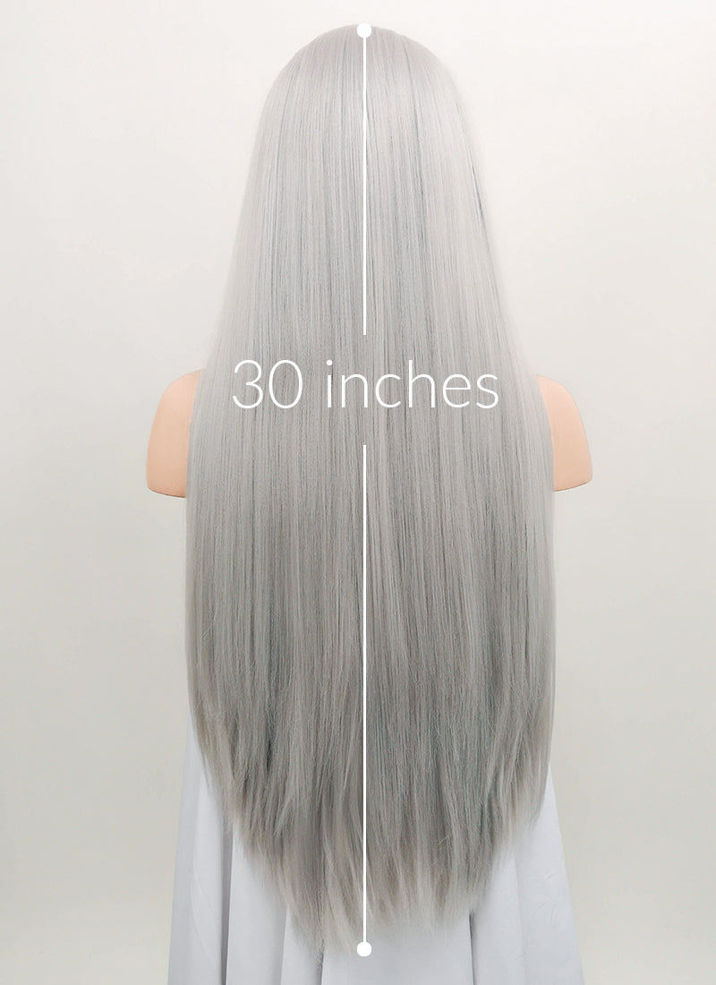 Long silver 2025 wig jellyneo